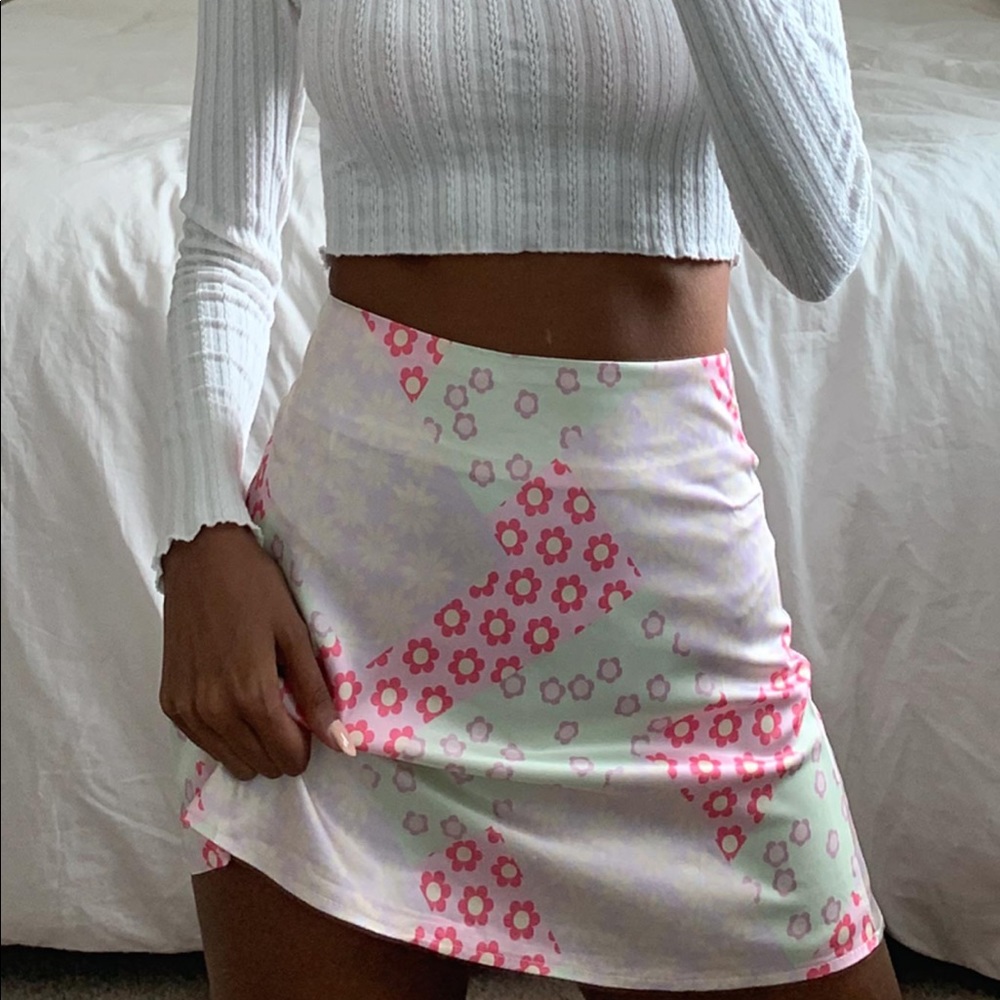 Princess Polly Lacey mini skirt